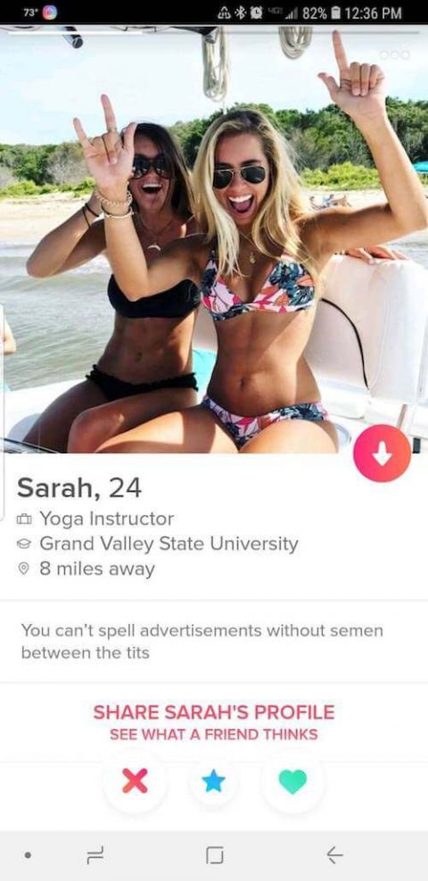 what to put in tinder profile girl