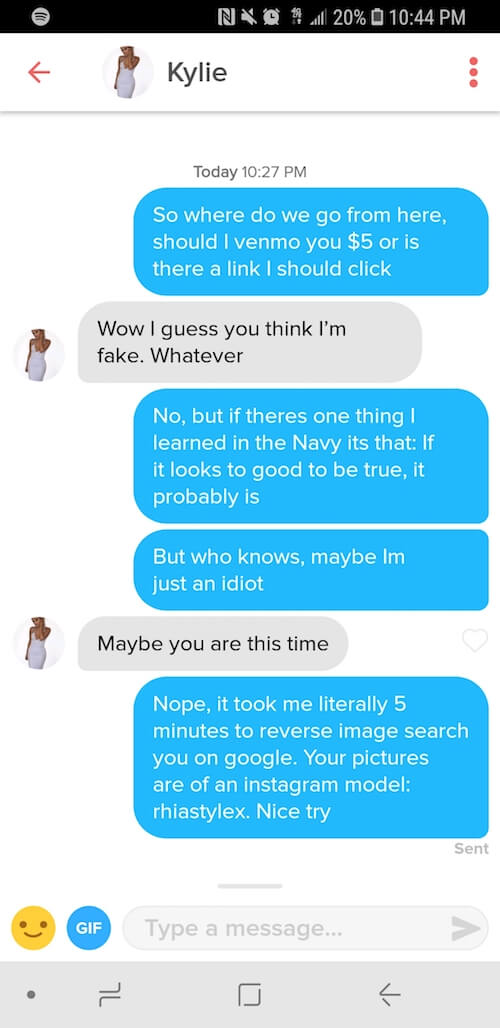 What to say to tinder match