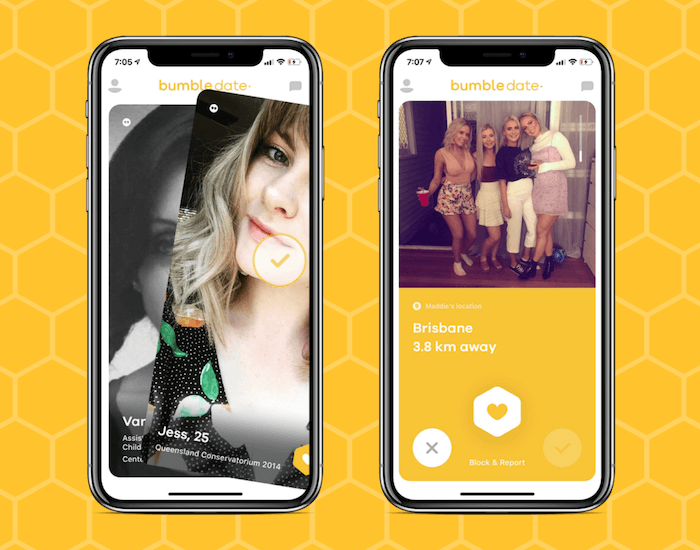 how does matching on bumble work