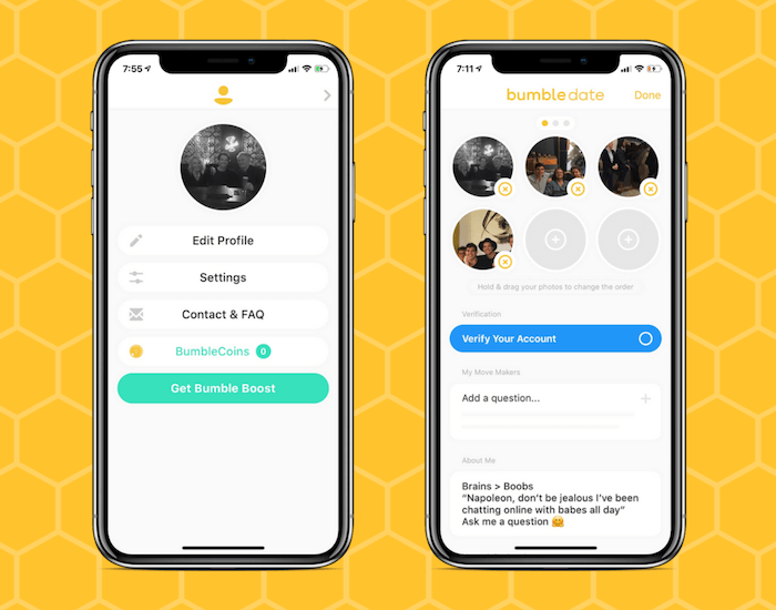 How Does Bumble Work - Edit Profile