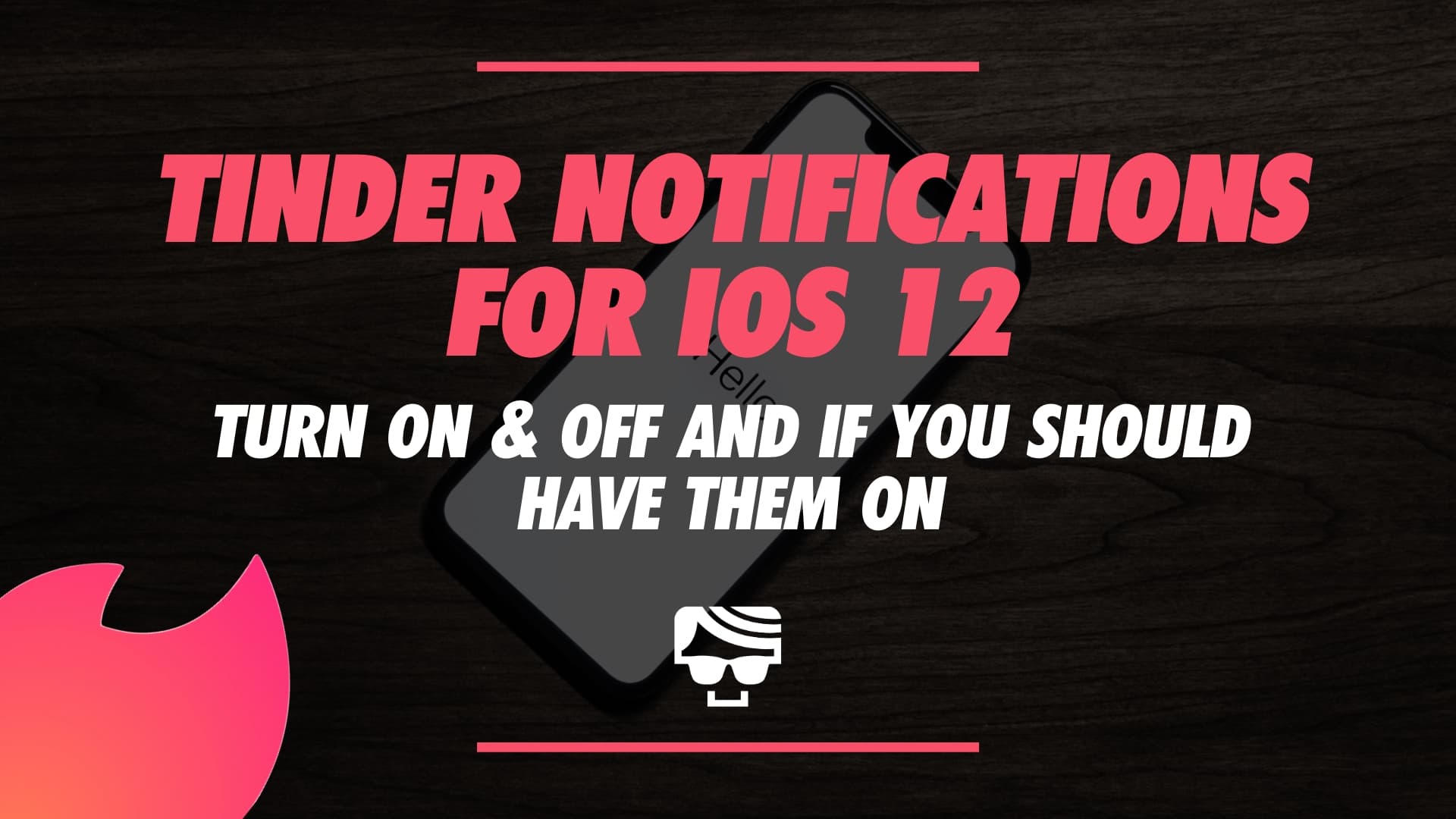 tinder notifications iOS 12