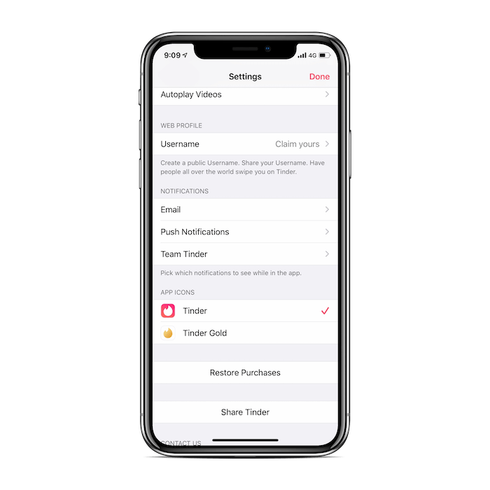 Tinder Notifications iOS 13 - Push Notifications