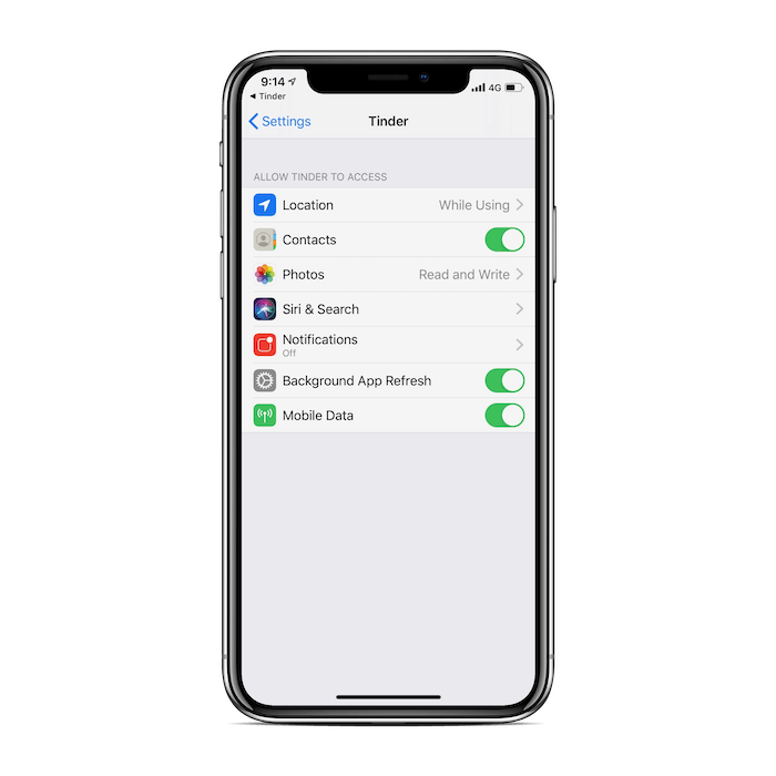 Tinder Notifications iOS 13 - Enable Push Notifications From Tinder Conversation - Notifications through conversation