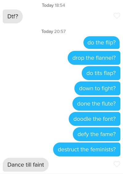 What is a good way to start conversation on tinder