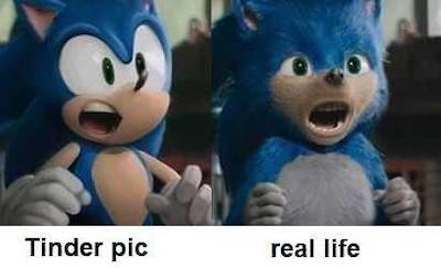 Sonic Funny Tinder Meme
