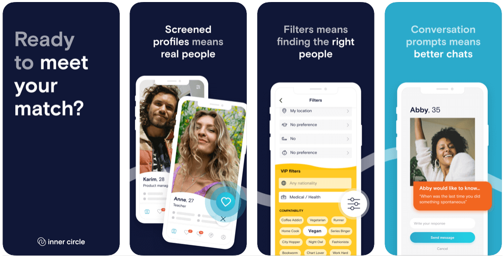 Best Dating Apps Screens Inner Circle
