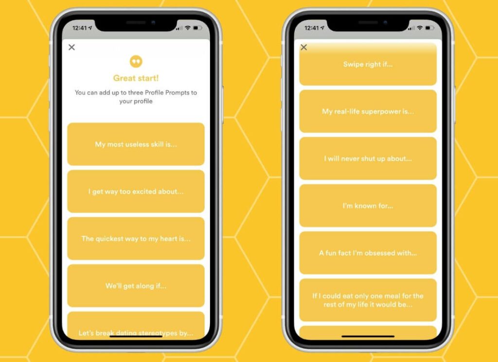 How Does Bumble Work - Bumble Profile Prompts