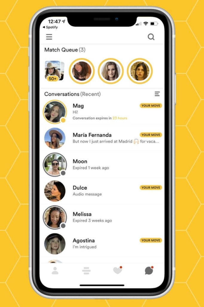 How Does Bumble Work - Match Queue