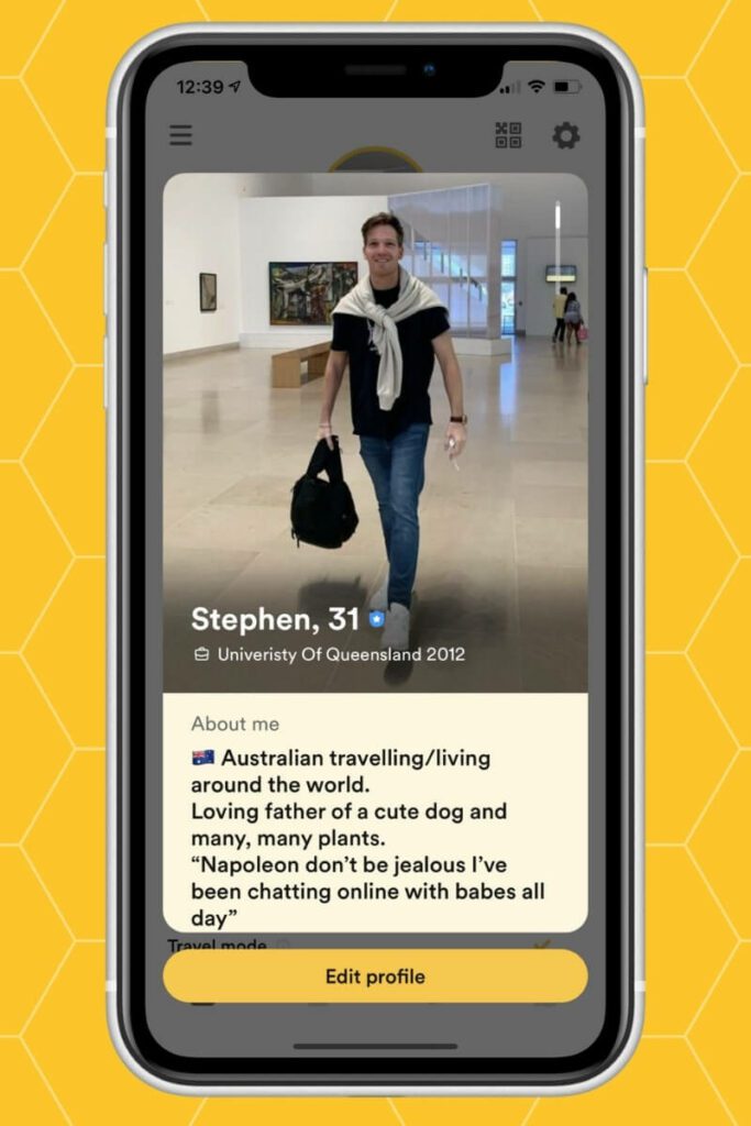How Does Bumble Work - bumble profile page