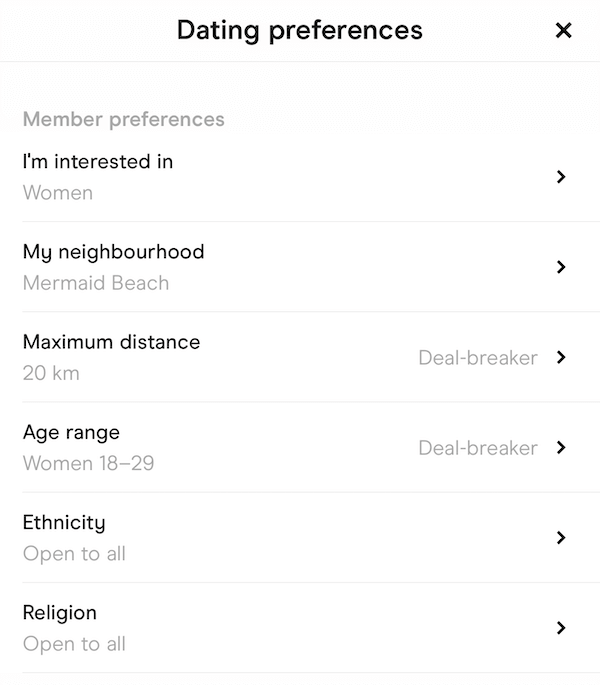 How Does Hinge Work - Dating Preferences