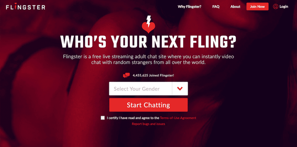 Flingtser Review - Flingster Home Screen