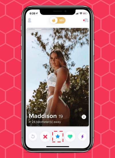 On star blue tinder the what does mean Profile With