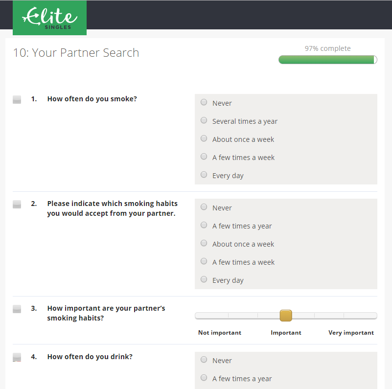 What is elite-singles-profile questions personality quiz