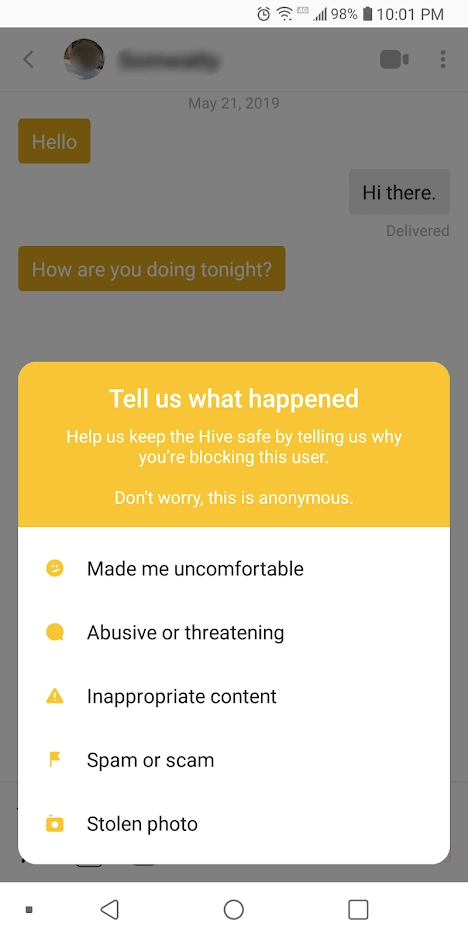 Can You Stop Someone From Seeing You On Bumble - Blocking