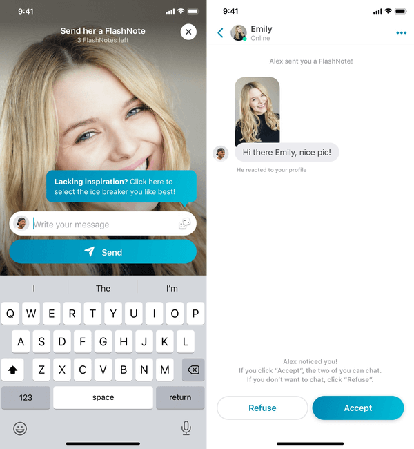 How Does Happn Work - Flash Note Messaging