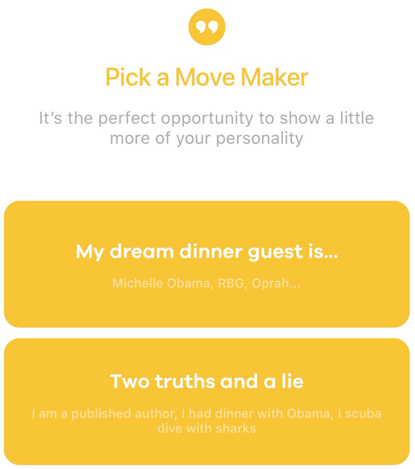 Is Bumble Just Like Tinder - move maker bumble profile