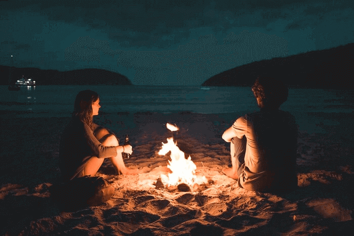 Halloween Date Ideas to Make You Shriek - camp fire scary stories date