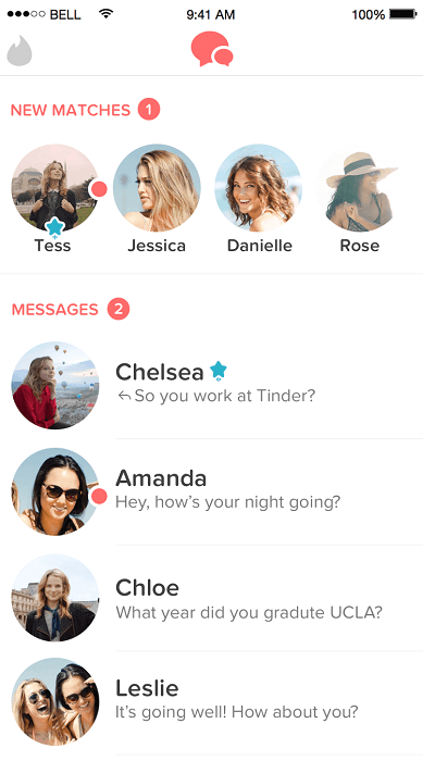 Tinder inbox disappeared