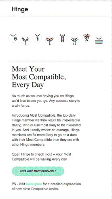 What The Heck Is Hinge - hinge most compatible email alert