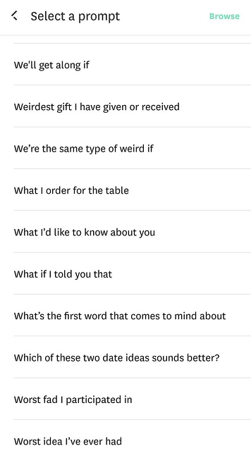 Best Prompt Answers For Guys on Hinge - hinge prompt list