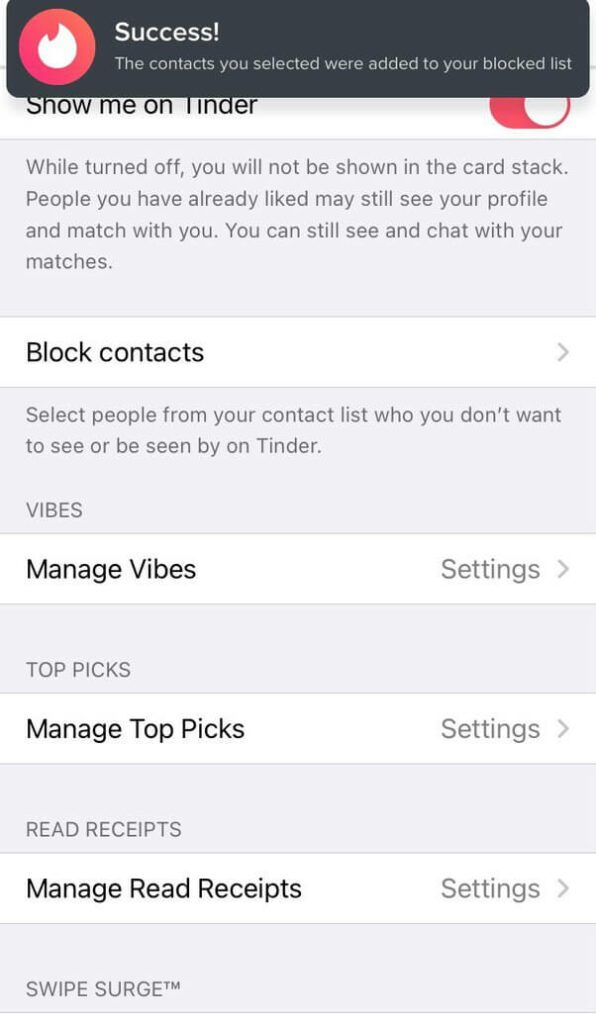 Can You Stop Someone From Seeing You On Tinder - blocked contact on tinder