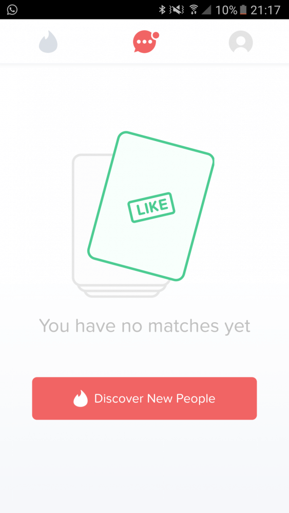 Can You Stop Someone From Seeing You On Tinder - no match yet on tinder