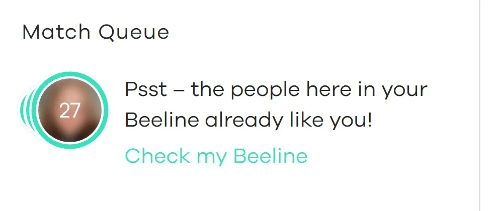 How Long Does Someone Stay In Your Beeline - bumble beeline match queue notification