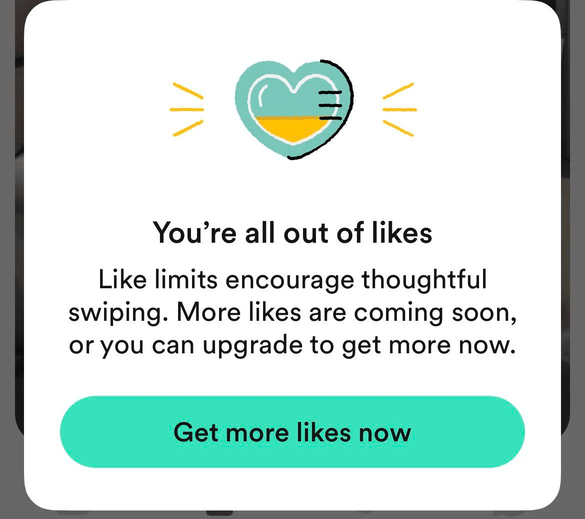 Is It Bad To Swipe A Lot On Bumble - out of likes on bumble