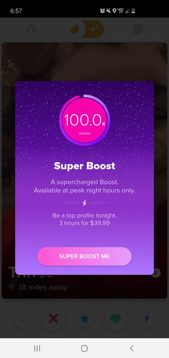 Super Boost – Tinder