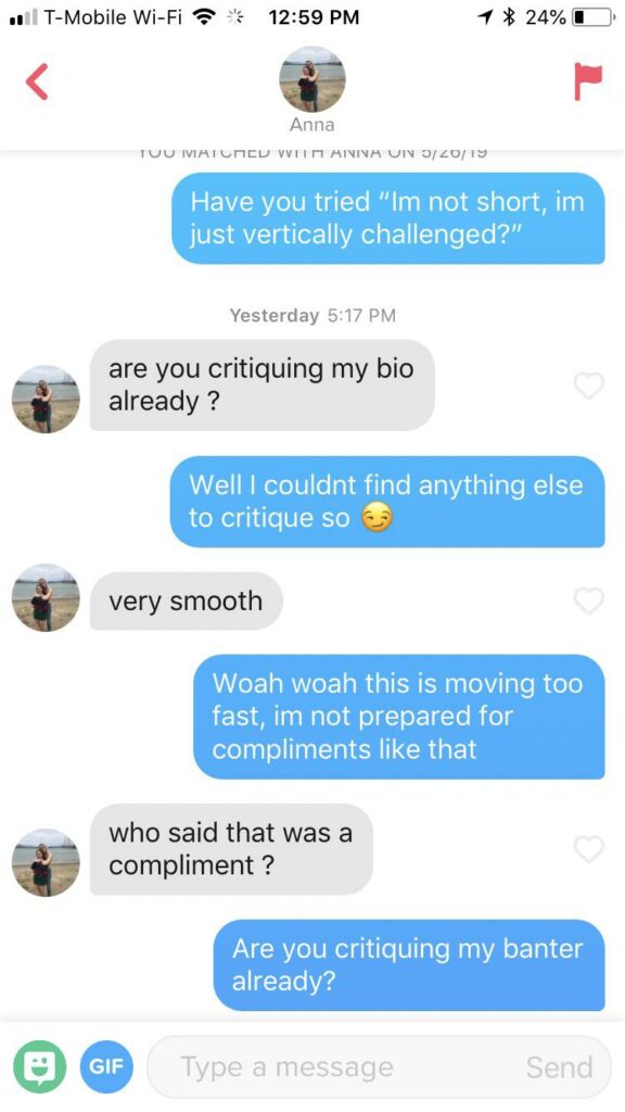 What Is A Typical Successful Conversation On Tinder Like - tinder banter