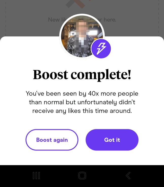 Should You Pay For Hinge Boost - Boost complete