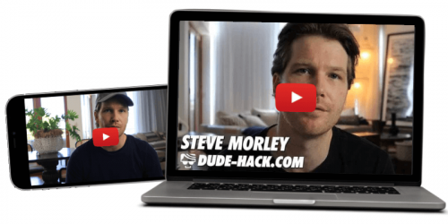 Steve Morley from Dude Hack on YouTube